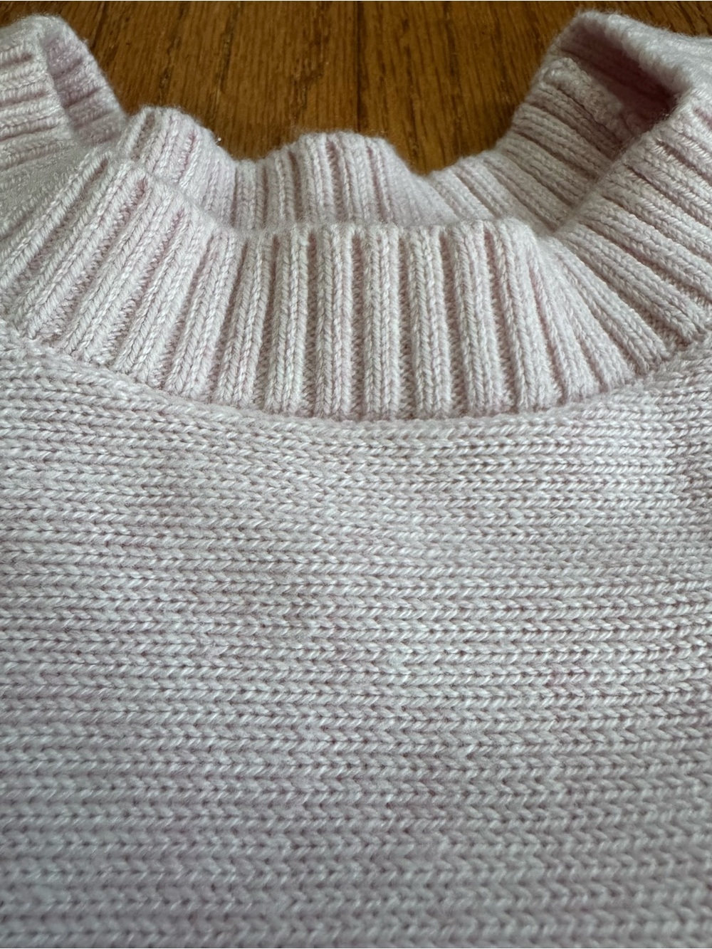 J.Jill Pink Pullover Poncho Sweater M/L | Cotton Nylon Crewneck Lightweight - Picture 3 of 8